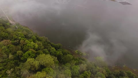Drone travelled through clouds during thunderstorm