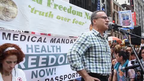 NEW YORKERS rally Sept 18 Times Square Lawrence Palevsky