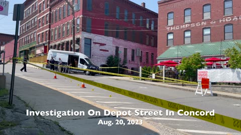 Depot Street Investigation Aug. 20, 2023