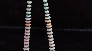 Natural turquoise and pink Princess spiny oyster latest necklace designs 20240222-04-08