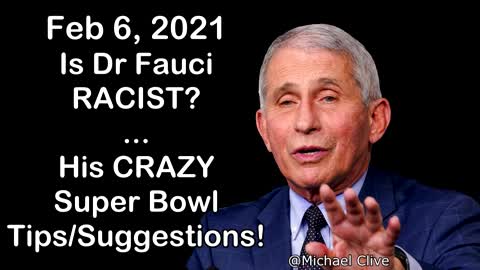 Dr Fauci suggests 6 masks and no more African stuff. 🤣