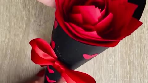 How to make paper rose | How to make papar flowers #rose #shortfeeds #youtubeshorts #craft