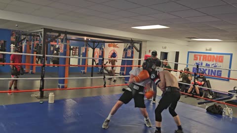 Joey sparring Dylan 4/9/24