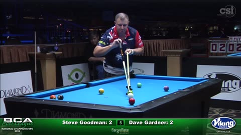 FINAL Goodman vs Gardner (Set 1 of 2) ▸ 9-Ball Men's Open Singles