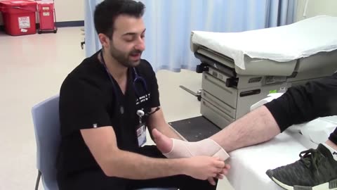 How To Properly Treat and Wrap a Sprained Ankle - First Aid - ankle sprain