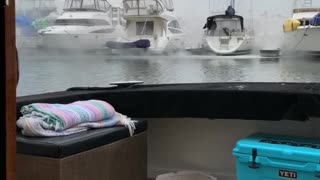Quick Thinking Stops Boat from Burning