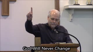God Will Never Change