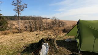 Tent. Wildcamping in Dartmoor.