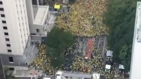 Protest in Brazil against the illigitament President.