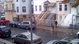 snowing - Bushwick, Brooklyn, New York