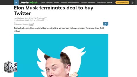 BREAKING Elon Musk Cancels Deal To Buy Twitter!.