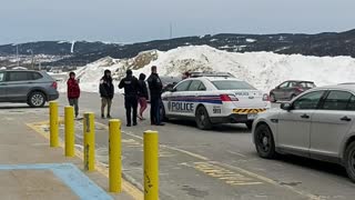 Cops Talking to Teens in Canada