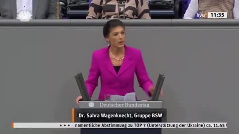 DR.SAHRA WAGENKNECHT TO BUNDESTAG: HAVE ALL OF YOU REALLY LOST YOUR MINDS?