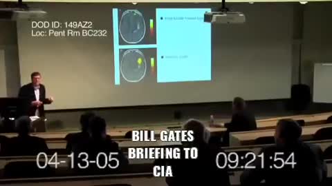 Bill Gates (possibly?) Briefing the CIA about Gene modification
