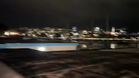 Wellington Harbour night view