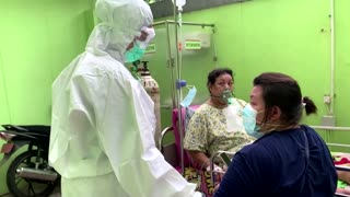 Doctor in Jakarta battles to help COVID patients