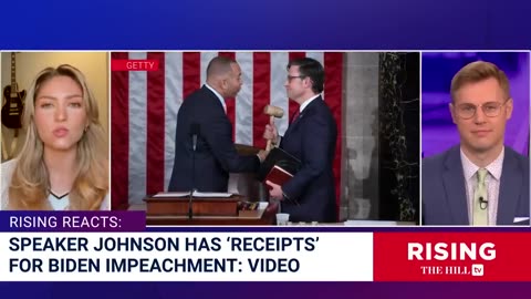 Speaker Johnson Says He Has Receipts For To Bring Forth Biden Impeachment: Rising