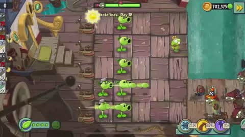 Plants vs Zombies 2 Pirate Seas - Day 18