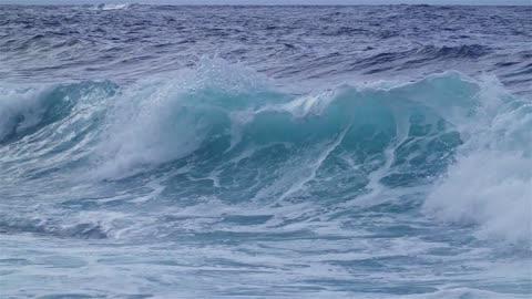 Beautiful waves in the indian ocean