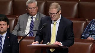 Chairman Jordan House Floor Speech on Holding AG Garland in Contempt of Congress