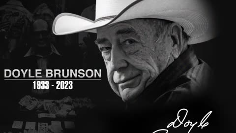 RIP Doyle Brunson - The Godfather of Poker