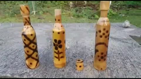 Bamboo Bottle Crafts