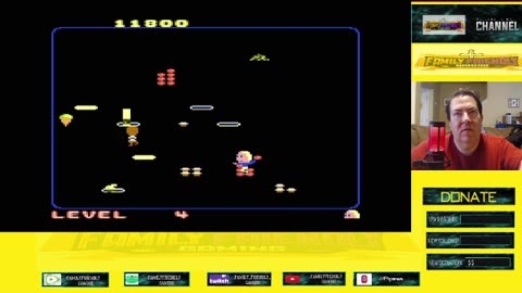 Food Fight Atari 7800 Gameplay