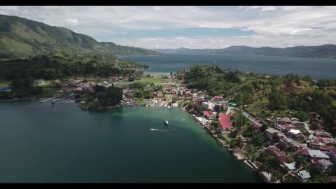 Lake Toba | North Sumatra | Indonesia - Drone Tour with Relaxing Music