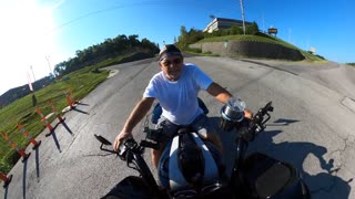 Testing GoPro Windshield Mount on motorcycle with GoPro MAX 360 Cam