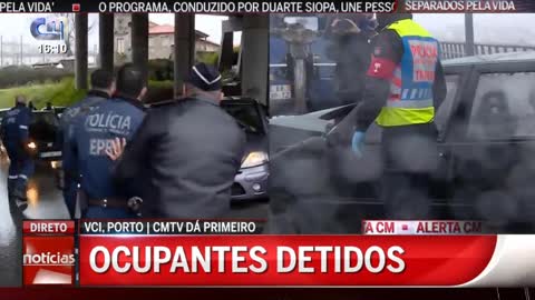 Condutor sem carta foge à fiscalização da PSP no Porto e quase atropela polícias