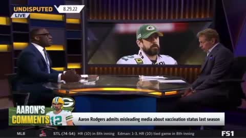 Shannon Sharpe: Aaron Rodgers Is A Prick For Not Getting Vaxxed!!