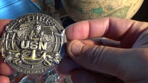 US Navy Chief Custom Engraved Collectible Challenge Coin