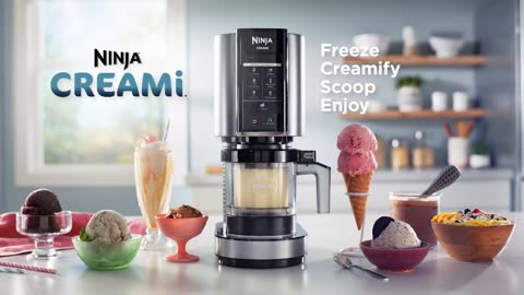 Ninja NC301 CREAMi Ice Cream Maker, for Gelato, Mix-ins, Milkshakes, Sorbet, Smoothie Bowls