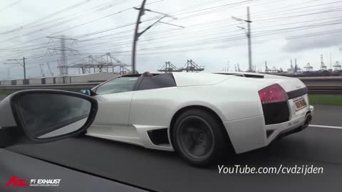 Lamborghini Murcielago LP640 with LOUD Straight Piped Fi Exhaust - Insane Beast Only !