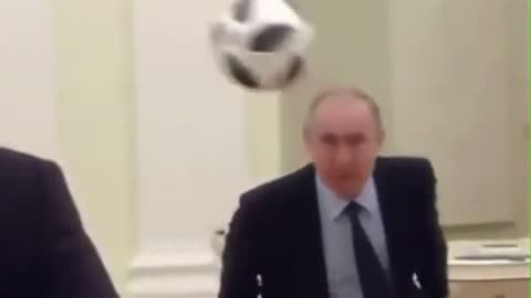 Biden and Putin football match