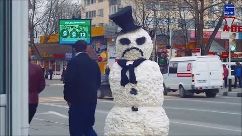 Funniest Snowman prank