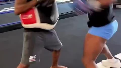 Mike Tyson training at 57