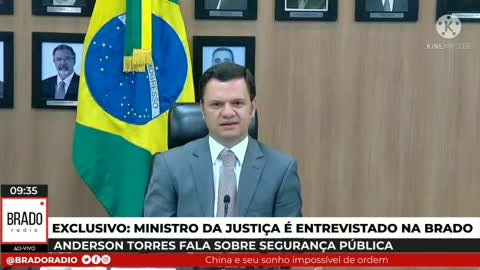 Entrevista Brado - Ministro da Justiça do Brasil, Anderson Gustavo Torres