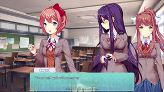 Yuri Encourages Sayori - Club Meetings Pt.1-4