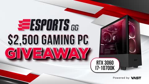 Hurry up eSports giveaway : gaming pc giveaway