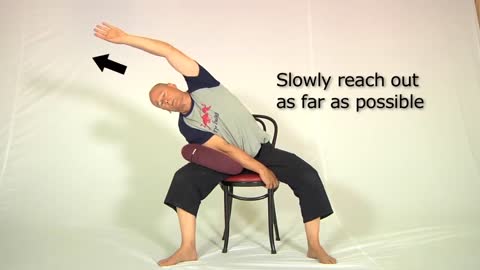 How to Cure Back Pain With Lower Back Stretches with Chair - Simple Lower