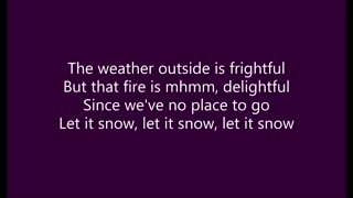 Let it snow (lyrics)