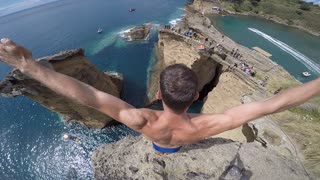 Professional Cliff Diving