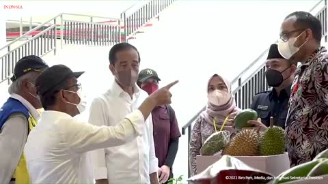 President Jokowi Inaugurates Big Market