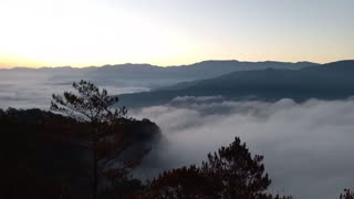 Beautiful Sunrise & Sea of Clouds-Marlboro Hills, Sagada, Philippines