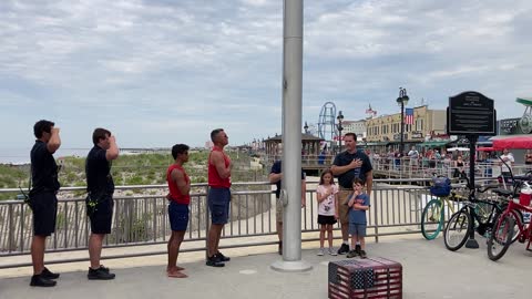 Flag Raising - Ocean City, NJ