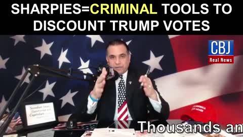 THE BIDEN SCAM-Sharpies=Criminal Tools to Discount Trump Votes...
