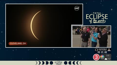 Solar eclipse in Northeast Ohio: Cleveland experiences totality