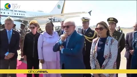 Brazil, China presidents arrive Johannesburg for BRICS summit