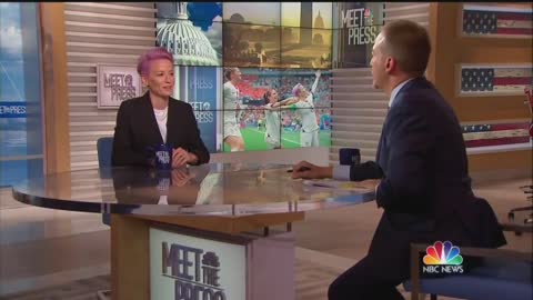 Chuck Todd asks Rapinoe what she has to say to fans who support Trump